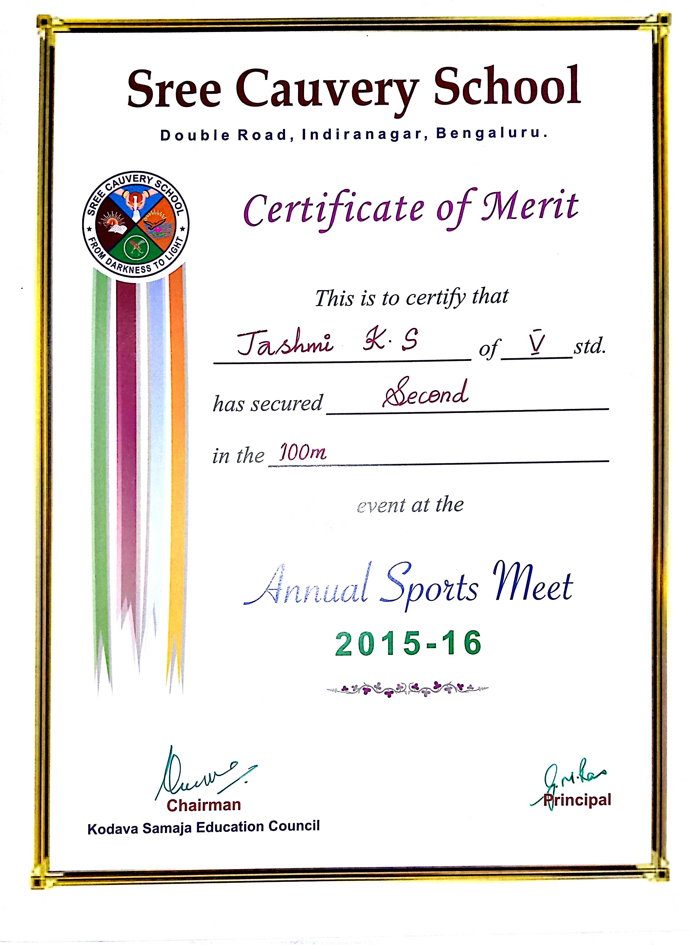 Certificate thumbnail